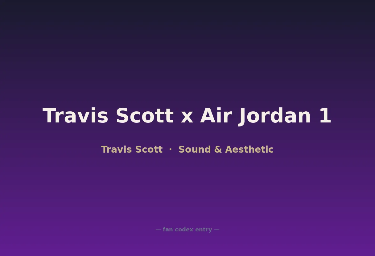 Travis Scott x Air Jordan 1